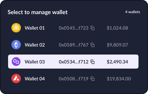 Team Wallet